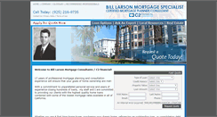 Desktop Screenshot of billlarsonhomeloans.com